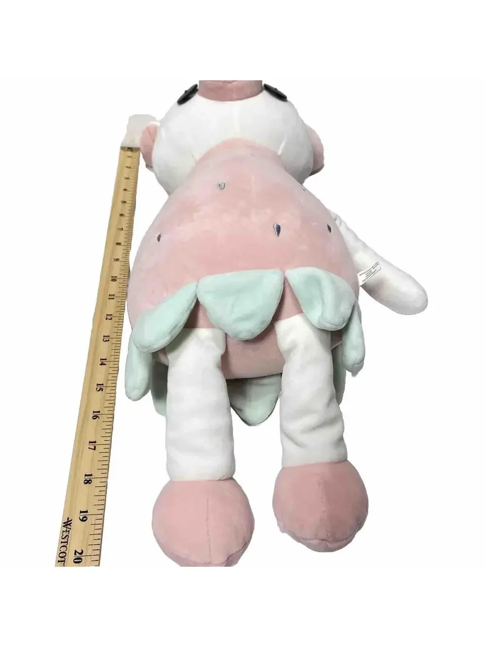 Pig Plush Toy Soft Teddy Bear Piggy with Flower Strawberry Stuffed Toy *As Is